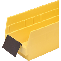 Shelf Bins - Extended Label Holders Ottawa Fastener Supply
