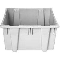 Stack & Nest Palletote Box, 13" x 15.5" x 19.5", Grey CF684 | Ottawa Fastener Supply
