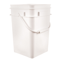 Seau carr&eacute;, Plastique, 4,25 gal. Ottawa Fastener Supply