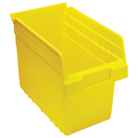 Bacs pour &eacute;tag&egrave;re Store-Max, 6-5/8" la x 8" H x 11-5/8" p, Jaune, Capacit&eacute; 44 lb Ottawa Fastener Supply