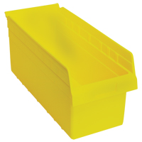 Bacs pour &eacute;tag&egrave;re Store-Max, 8-3/8" la x 8" H x 17-7/8" p, Jaune, Capacit&eacute; 56 lb Ottawa Fastener Supply