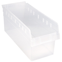 Bacs pour &eacute;tag&egrave;re Store-Max, 8-3/8" la x 8" H x 17-7/8" p, Transparent, Capacit&eacute; 56 lb Ottawa Fastener Supply