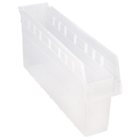 Bacs pour &eacute;tag&egrave;re Store-Max, 4-3/8" la x 8" H x 23-5/8" p, Transparent, Capacit&eacute; 68 lb Ottawa Fastener Supply
