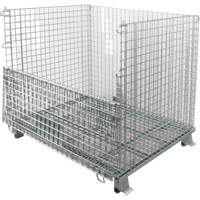 Collapsible Wire Container, 40" W x 48" D x 42" H, 4000 lbs. Capacity CG021 | Ottawa Fastener Supply