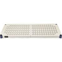 Wire Shelving Unit with Plastic Shelves, Wire Frame with Plastic Shelves, Boltless, 600 lbs. Capacity, 30" W x 72" H x 18" D Ottawa Fastener Supply