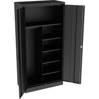 Combination Cabinet, 36" W x 18" D x 72" H, Black CG084 | Ottawa Fastener Supply