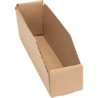 Deep Corrugated Parts Bins, 2-7/8" W x 11-1/4" D x 4-1/2" H, Beige Ottawa Fastener Supply