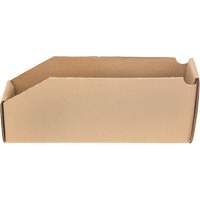 Deep Corrugated Parts Bins, 2-7/8" W x 11-1/4" D x 4-1/2" H, Beige Ottawa Fastener Supply