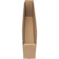 Deep Corrugated Parts Bins, 2-7/8" W x 17-1/4" D x 4-1/2" H, Beige Ottawa Fastener Supply