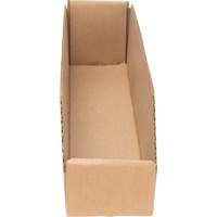 Deep Corrugated Parts Bins, 3-3/4" W x 17-1/4" D x 4-1/2" H, Beige Ottawa Fastener Supply