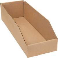 Deep Corrugated Parts Bins, 5-3/4" W x 17-1/4" D x 4-1/2" H, Beige Ottawa Fastener Supply