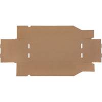 Deep Corrugated Parts Bins, 7-3/4" W x 17-1/4" D x 4-1/2" H, Beige Ottawa Fastener Supply