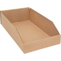 Deep Corrugated Parts Bins, 9-3/4" W x 17-1/4" D x 4-1/2" H, Beige Ottawa Fastener Supply
