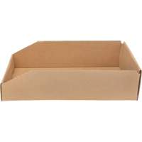 Deep Corrugated Parts Bins, 9-3/4" W x 17-1/4" D x 4-1/2" H, Beige Ottawa Fastener Supply