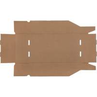 Deep Corrugated Parts Bins, 9-3/4" W x 17-1/4" D x 4-1/2" H, Beige Ottawa Fastener Supply