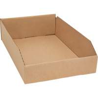 Deep Corrugated Parts Bins, 11-3/4" W x 17-1/4" D x 4-1/2" H, Beige Ottawa Fastener Supply