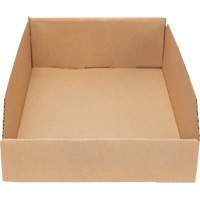 Deep Corrugated Parts Bins, 11-3/4" W x 17-1/4" D x 4-1/2" H, Beige Ottawa Fastener Supply