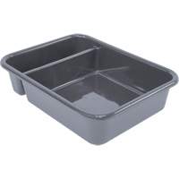 All-Purpose Compartmentalized Storage Tub, 5" H x 15" D x 20" L, Plastic, Grey CG220 | Ottawa Fastener Supply