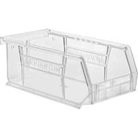 Crystal Clear Ultra Bins, 4-1/8" W x 3" H x 7-3/8" D, Clear Ottawa Fastener Supply