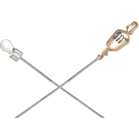 Assemblages l&eacute;gers de c&acirc;bles de masse et de mise &agrave; la terre - Pinces crocodile & raccordements a/borne d'extr&eacute;mit&eacute; de 1/4" Ottawa Fastener Supply