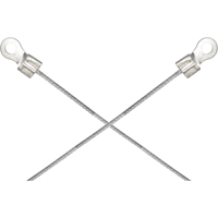 Assemblages l&eacute;gers de cables de masse et de mise &agrave; la terre - Deux raccordements a/borne d'extr&eacute;mit&eacute; de 1/4" Ottawa Fastener Supply