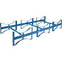 Drum Stacking Rack, 3 Drums, 2400 lbs. Capacity, 71-1/2" W x 30" D x 12-1/2" H Ottawa Fastener Supply