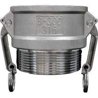 Cam & Groove Coupling, Stainless Steel, Type B, 1-1/4", Male NPT, 250 PSI Ottawa Fastener Supply