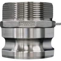 Cam & Groove Coupling, Stainless Steel, Type F, 3/4", Male NPT, 250 PSI Ottawa Fastener Supply
