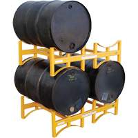 Steel Stackable Drum Rack, 2 Drums, 1600 lbs. Capacity, 45-1/2" W x 29-7/8" D x 12-3/4" H Ottawa Fastener Supply