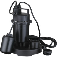 Thermoplastic Submersible Sump Pump, 2560 GPH, 115 V, 4.6 A, 1/3 HP Ottawa Fastener Supply