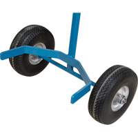 Cylinder Cart, Flat-Free Wheels, 15-1/2" W x 14-1/4" L Base, 600 lbs. Ottawa Fastener Supply