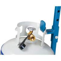 Cylinder Cart, Flat-Free Wheels, 15-1/2" W x 14-1/4" L Base, 600 lbs. Ottawa Fastener Supply