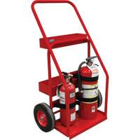 Hot Works Fire Prevention Cart, Semi-Pneumatic Wheels, 17.75" W x 8.9" L Base, 100 lbs. Ottawa Fastener Supply