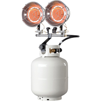 Double Tank-Top Heater, Radiant Heat, Propane, 30000 BTU/H EA292 | Ottawa Fastener Supply