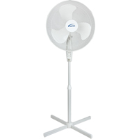 Oscillating Pedestal Fan, Commercial, 3 Speed, 16" Diameter EA658 | Ottawa Fastener Supply