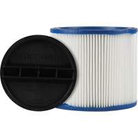 CleanStream&reg; Gore&reg; Wet/Dry Vacuum Filter, Cartridge/Hepa, Fits 5 US gal. Ottawa Fastener Supply