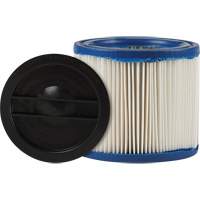 CleanStream&reg; Gore&reg; Small Wet/Dry Vacuum Filter, Cartridge/Hepa, Fits 1 - 6 US gal. Ottawa Fastener Supply