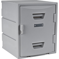 Locker, 15" x 15" x 18", Grey, Assembled FC689 | Ottawa Fastener Supply