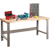&eacute;tabli pr&eacute;conçu, Dessus & montants seulement, Cap 2500 lb, 72" la x 30" p, 34" h Ottawa Fastener Supply