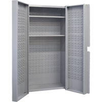 Deep Door Combination Cabinet, 38" W x 24" D x 72" H, Grey FH820 | Ottawa Fastener Supply