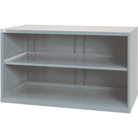 Shelf Cabinets, Steel, 33-1/2" H x 56-1/2" W x 28-1/2" D, Light Grey FI158 | Ottawa Fastener Supply