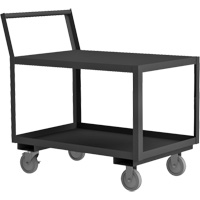 Low Deck Service Truck, 2 Tiers, 18-1/4" W x 33" D x 37-1/2" H, 1200 lbs. Cap. Ottawa Fastener Supply