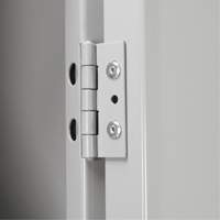 Clean Line Lockerette, 6 -tier, Bank of 4, 48" x 18" x 76", Steel, Charcoal, Rivet (Assembled) Ottawa Fastener Supply