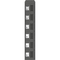 Petit casier perfor&eacute; Clean-Line, 6 niveaux, 15" x 72" x 12", Acier Ottawa Fastener Supply