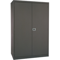 Deep Hi-Boy Storage Cabinet, Steel, 4 Shelves, 72" H x 36" W x 24" D, Charcoal FJ884 | Ottawa Fastener Supply