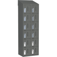 Casiers robustes Concorde, 6 niveaux, Bloc de 2, 24" x 18" x 78", Acier, Charbon, Soud&eacute; (assembl&eacute;) Ottawa Fastener Supply