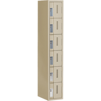 Casiers robustes Concorde, 6 niveaux, 12" x 18" x 72", Acier, Beige, Soud&eacute; (assembl&eacute;) Ottawa Fastener Supply
