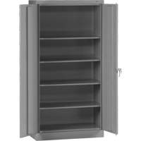 Standard Storage Cabinet, Steel, 4 Shelves, 72" H x 36" W x 18" D, Grey FL778 | Ottawa Fastener Supply
