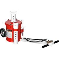 Portable Air Lift Jack, 10 Ton(s) Capacity, 17-3/4" - 49-3/8" H Ottawa Fastener Supply