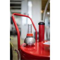 25-Gallon Steel Fuel Caddy with 2-Way Rotary Pump & Filter Ottawa Fastener Supply